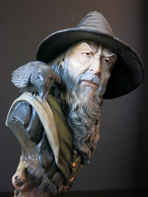 Wizard Bust Model Kit by Steve West - Click Image to Close