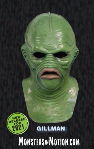 Creature Walks Among Us Gillman Latex Collector's Mask Creature From the Black Lagoon