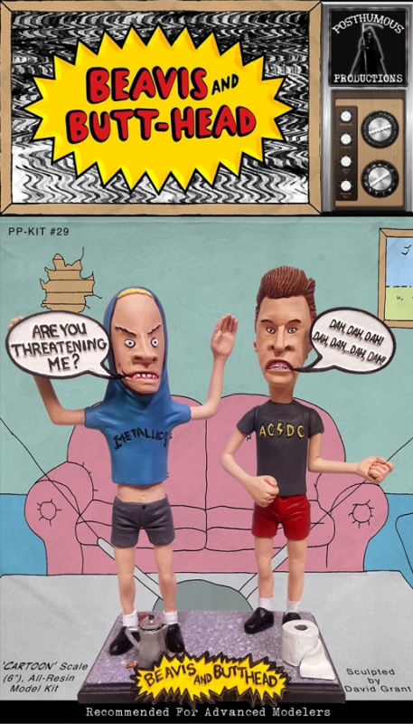 Beavis & Butthead 6" Model Kit SPECIAL ORDER - Click Image to Close