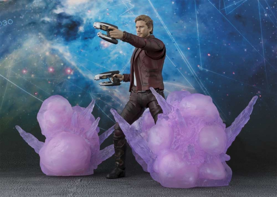 Guardians Of The Galaxy Star Lord Explosion Bandai S.H.Figuarts Figure - Click Image to Close
