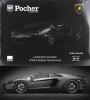 Lamborghini Aventador LP700-4 Roadster Nero Nemesis Pocher 1/8 Scale Diecast Metal Model Kit