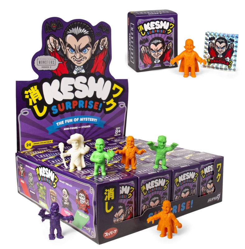 Universal Monsters Keshi Surprise 1.75" Figure Wave 2 Blind Box of 24 - Click Image to Close