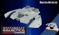 Battlestar Galactica Modern Blood & Chrome Cylon Raider Die-Cast Ship