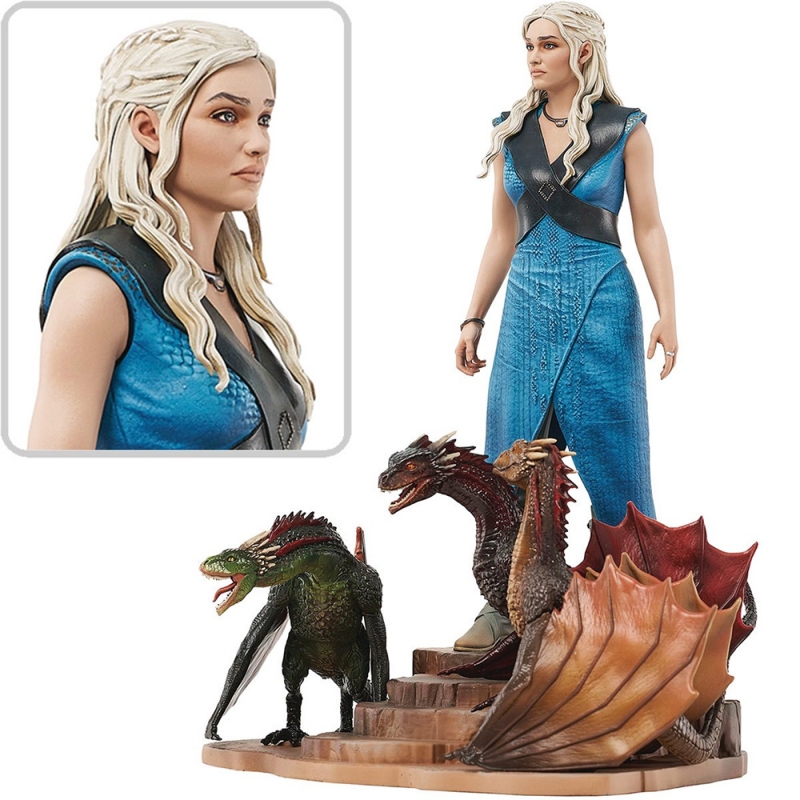Game of Thrones Gallery Daenerys Targaryen 3 Dragons Statue - Click Image to Close