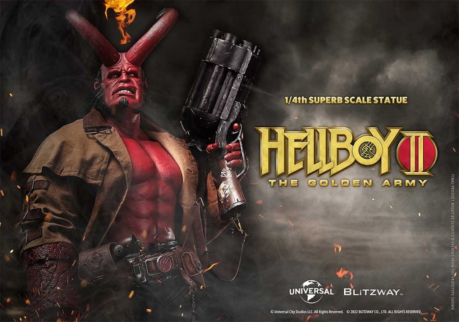 Hellboy II: The Golden Army 1/4 Superb Scale Statue by Blitzway - Click Image to Close