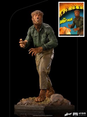 Wolf Man 1941 Lon Chaney 1/10 Scale Statue Wolfman Universal Monsters