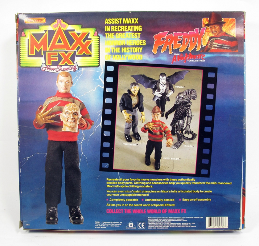 Nightmare on Elm Street Freddy Maxx FX Figure by Matchbox - Click Image to Close