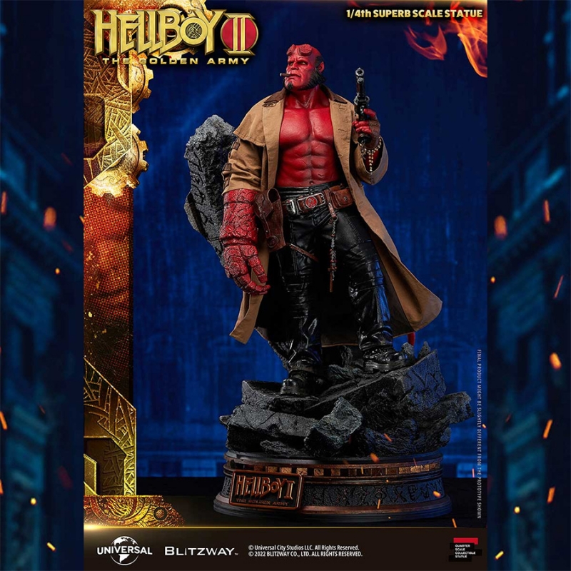 Hellboy II: The Golden Army 1/4 Superb Scale Statue by Blitzway - Click Image to Close
