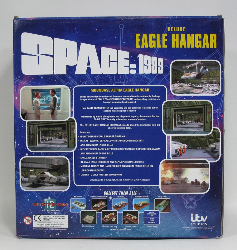 Space 1999 Moonbase Alpha 12" Eagle Hangar Set Ultra Deluxe Special Edition by Sixteen 12 - Click Image to Close