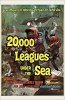 20,000 Leagues Under The Sea 1954 One Sheet Poster Reproduction