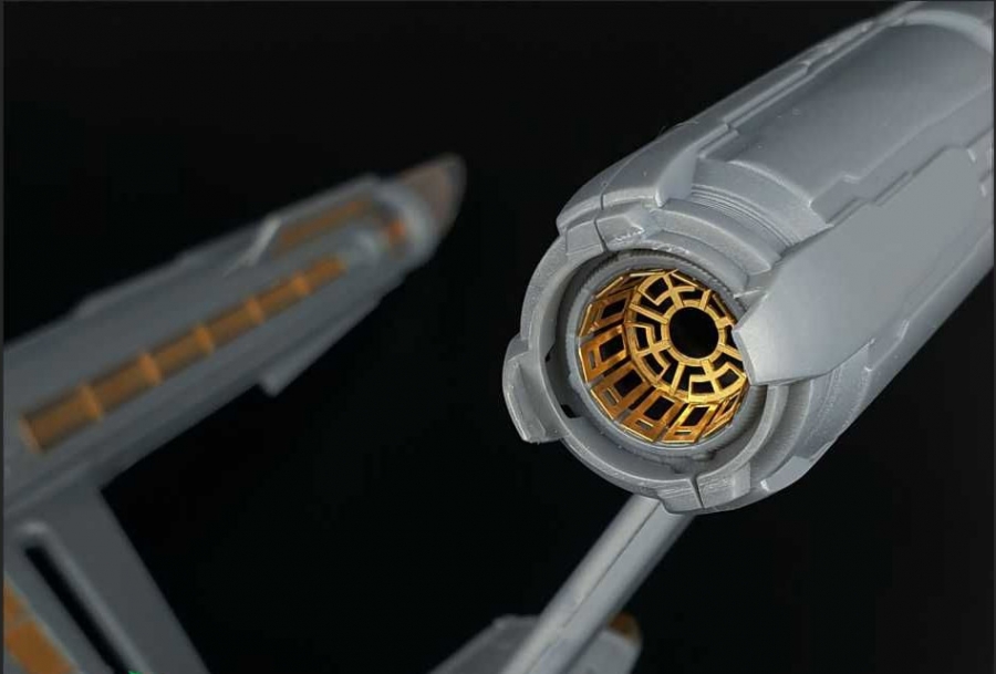 Star Trek Discovery Enterprise NCC-1701 1/1000 Scale Photoetch Detail Set for Model Kit by Polar Lights - Click Image to Close