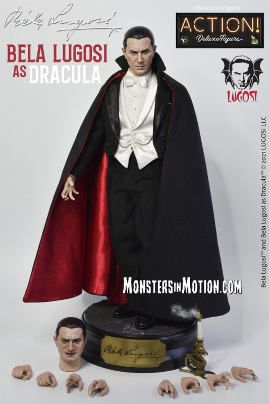 Dracula Bela Lugosi 1/6 Scale Figure with Base - Click Image to Close