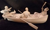 Invisible Man with Rowboat, Chick and Wilbur Aurora Monster Scenes Scale Resin Model Kit