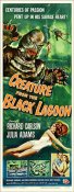 Creature From The Black Lagoon Repro Insert Poster 14X36