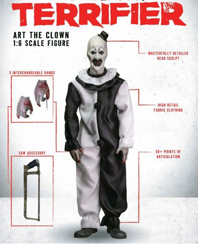 Terrifier - Art the Clown 1/6 Scale Figure - Click Image to Close