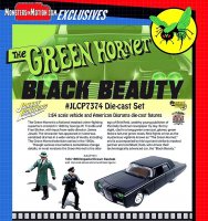 Green Hornet Black Beauty 1/64 Scale Vehicle with Figures