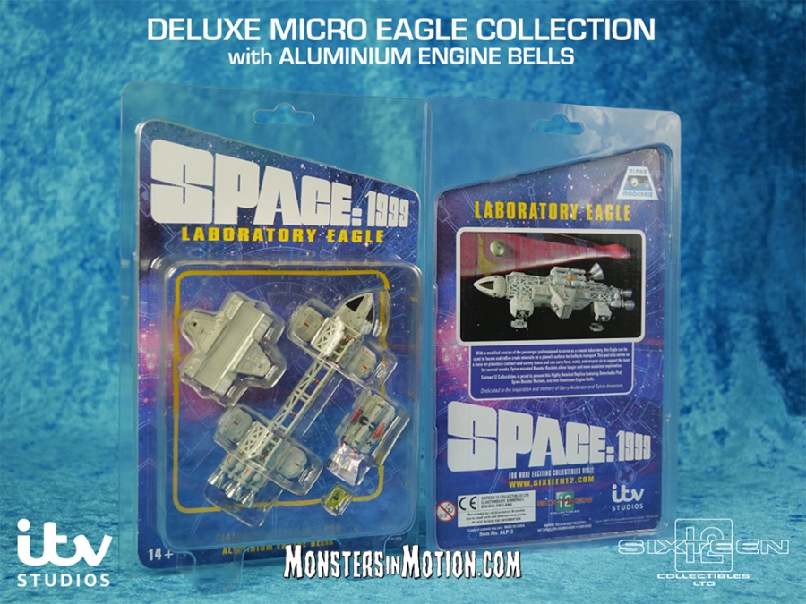 Space 1999 5.5" Micro Laboratory Eagle Transporter Diecast Replica - Click Image to Close