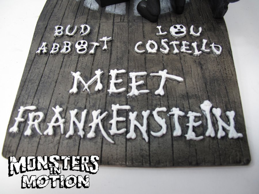 Monster Scenes Scale Frankenstein Cartoon Monster Skeleton Model Kit - Click Image to Close