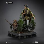 Star Wars: Return of the Jedi Leia and Wicket 1/10 Scale Art Scale Limited Edition Statue