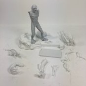 Aurora Monster Scenes Scale Creature Cave Scene #2 Model Kit
