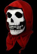 Misfits Red Hood Fiend Crimson Ghost Halloween Mask