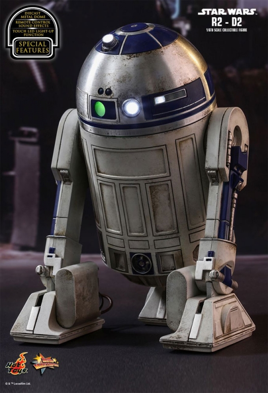 Star Wars The Force Awakens R2-D2 1/6 Scale Figure by HotToy - Click Image to Close