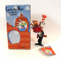 Cat in the Hat and Whozit Holiday Ornament Dr. Seuss