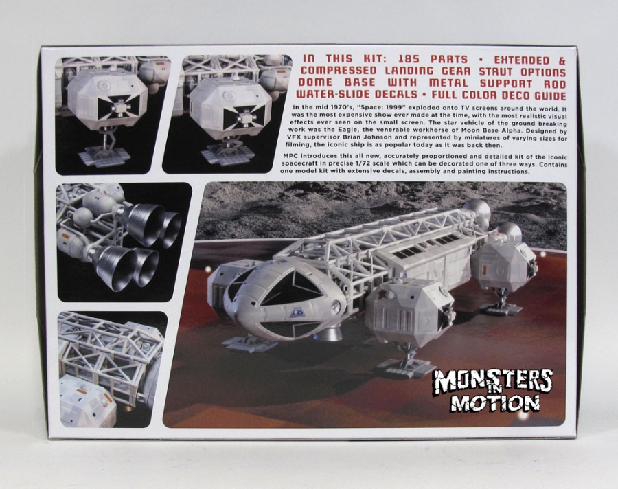 Space 1999 Eagle II Transporter 1/72 Scale 14" Model Kit - Click Image to Close