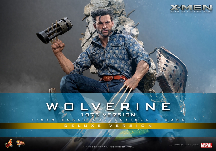 Wolverine 1973 Version Deluxe 1/6 Scale Figure by Hot Toys - Click Image to Close