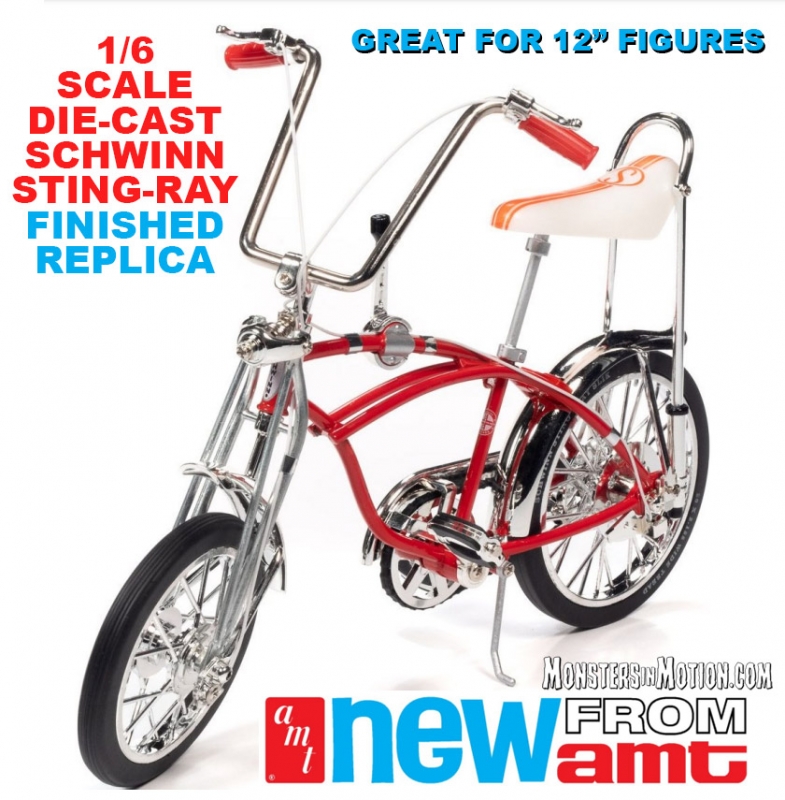 Schwinn Sting-Ray Apple Krate Bicycle 1/6 Scale Diecast Replica by AMT - Click Image to Close
