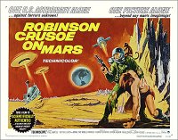 Robinson Crusoe on Mars 1964 Half Sheet Poster Reproduction