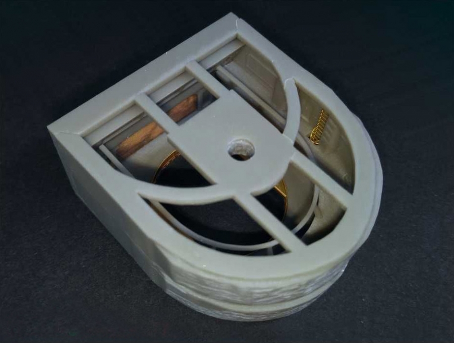 Star Trek Deep Space Nine U.S.S. Defiant 1/420 Scale Hangars Photoetch and Resin Detail Set by Green Strawberry - Click Image to Close