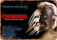 From Beyond 1986 US Movie Poster 10" x 14" Metal Sign H.P Lovecraft