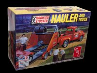 Ford Pickup 1953 Modified Stocked Truck and Hauler 1/25 Scale Model Kit by AMT