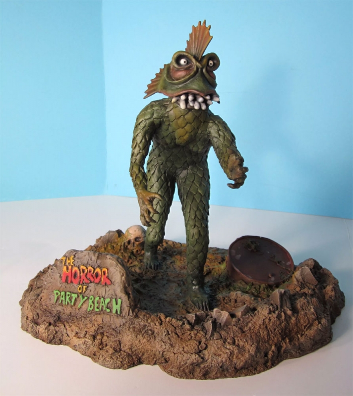 Horror of Party Beach Monster Model Kit - Click Image to Close