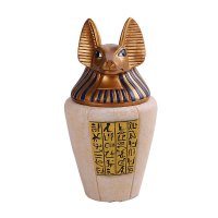 Anubis Egyptian Conopic Jar Replica