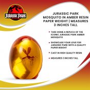 Jurassic Park Mosquito In Amber Resin Prop Replica