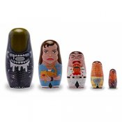 Alien Wood Nesting Doll Set