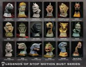 Trog Legends of Stop Motion Bust Model Kit by Mick Wood