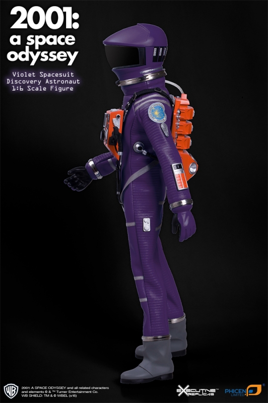 2001: A Space Odyssey Violet Discovery Astronaut 1/6 Figure Spacesuit - Click Image to Close