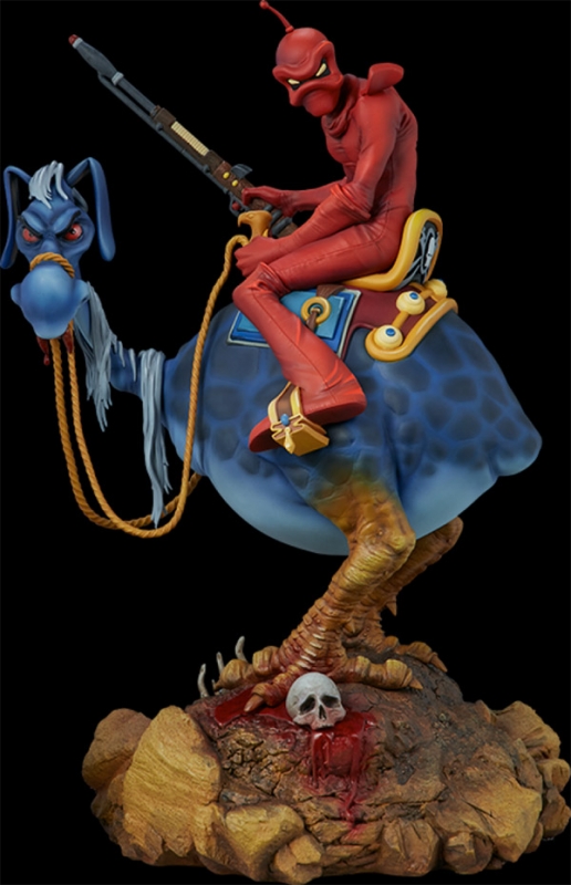 Wizards 1977 Peace Red Rider Statue Ralph Bakshi and William Stout - Click Image to Close