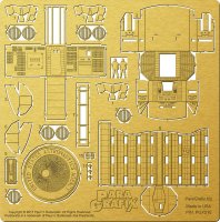 2001: A Space Odyssey Discovery 1/144 Scale Cockpit and Airlock Photoetch Detail Set for Moebius Model Kit