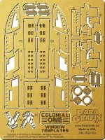 Battlestar Galactica 2003 Colonial One Model Photoetch Detail Set for Moebius