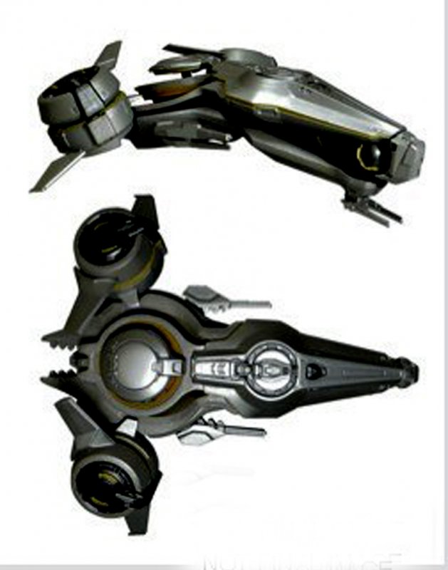 Halo 5 Forerunner Phaeton Ship Replica - Click Image to Close