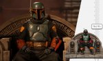 Star Wars Boba Fett on Throne Deluxe 1/10 Scale Statue