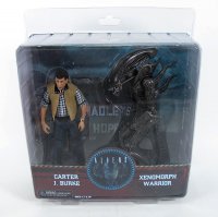 Aliens Figure 2-Pack Carter L. Burke and Xenomorph Warrior by Neca