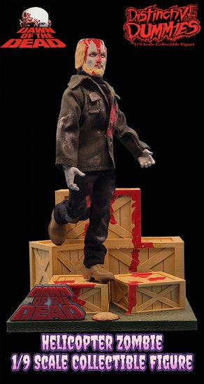 Dawn of the Dead Helicopter Zombie 8 Deluxe Retro Style Figure