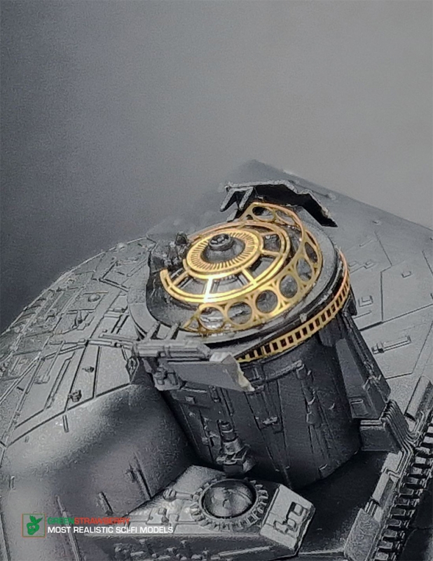 Star Trek Klingon Kronos One Photoetch Exterior Detail Set for 1/35 Polar Lights Model Kit - Click Image to Close