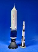 Sea Dragon and Saturn C-8 1/700 Scale Model Kit Super-Booster Collection #2