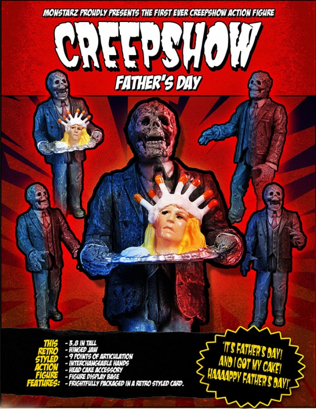 Creepshow Fathers Day 3.75" Scale Retro Action Figure by Monstarz - Click Image to Close